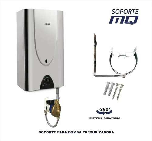 Imagen 4 de 7 de Soporte Giratorio Para Bomba Presurizadoras De Pared 2 Baños