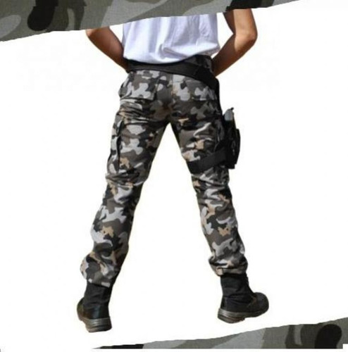 Calça Tática Airsoft Operacional Camuflado Urbano Ou Azul