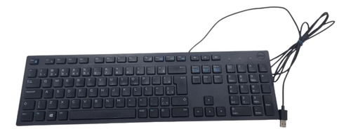 Teclado Com Fio Dell  Abnt2 Preto Promoção Cor Preto