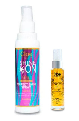 Anti Frizz Y Brillo En Spray Cloe Shine On Gold Estylosas