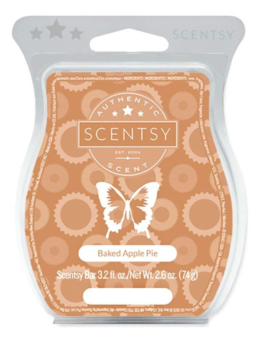 Scentsy Bar, Pastel De Manzana Horneado, Cera Calentadora De