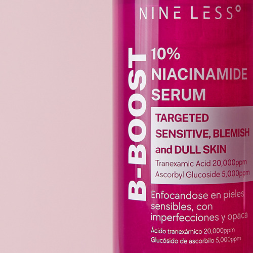 Nine Less B-boost Serum Niacinamida 10% Piel Sensible 30ml. Momento De Aplicación Día/noche Tipo De Piel Normal