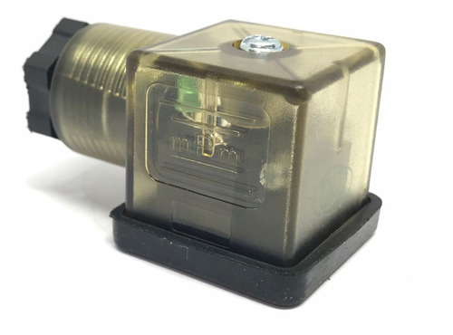 Conector Din Cuadrado Con Led Dc Para Valvula Solenoide