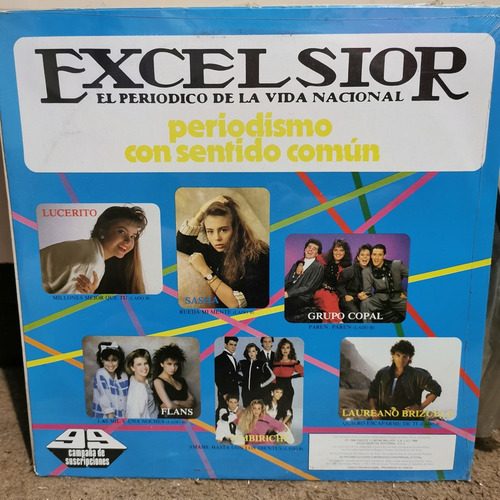 Disco Lp Excelsior Promo,- Lucerito,flan,scerrado