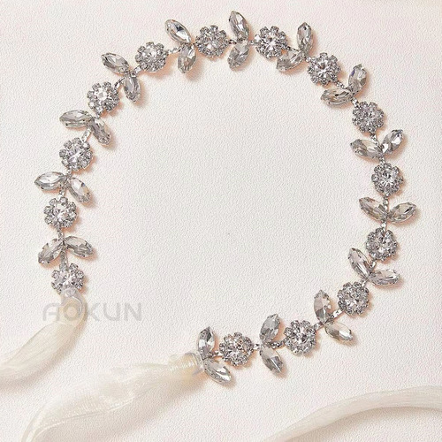 Diadema De Cristal Para Novia Con Diamantes De Imitación