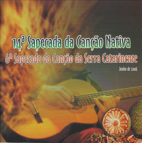 Cd - Sapecada Da Canção Nativa - 14ª Edição (cd Duplo)