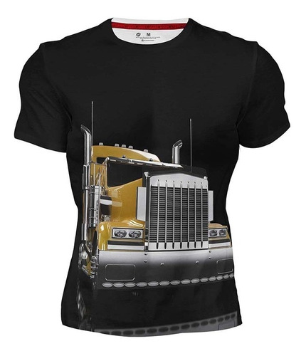 Playera Sublimada Full Print Trailer Tracto Caballero 203