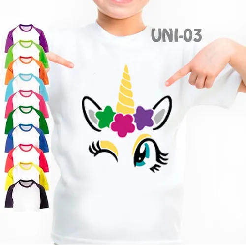 Franelas de unicornio para niñas hotsell