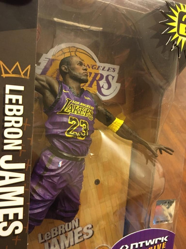 Lakers Lebron James Mcfarlane Nba 2k19 Nba Purpura Nueva Fig