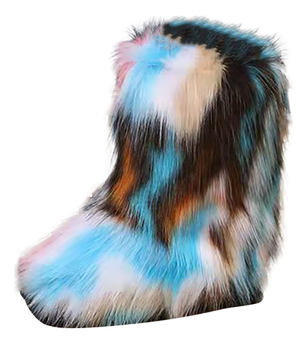 Botine Moda Para Mujer Tacon Grueso Bloque Comodo Chelsea