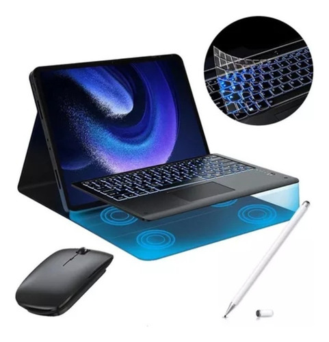 F Capa Teclado Mouse Caneta Para Xiaomi Poco Pad 12.1
