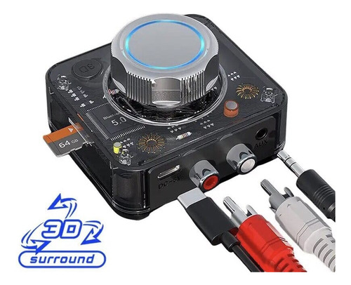 Receptor De Audio Bluetooth 5.0 Rca Sonido 3d Jack 3.5 