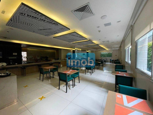 Imagem 7 de 30 de Flat Com 1 Dormitório À Venda, 34 M² Por R$ 530.000,00 - Pompéia - Santos/sp - Fl0044