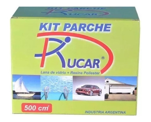 Kit Parche Rucar 500 Cm3 Lana D Vidrio + Resina Poliester Mm
