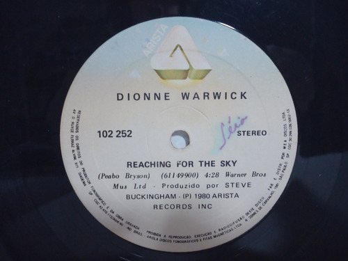 Imagem 4 de 4 de Dionne Warwick 1980 No Night So Long / Reaching For Compacto
