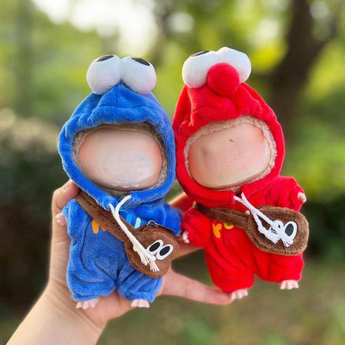 Ropa De Muñeca De Peluche De 15 Cm Y 17 Cm, Ropa De Rojo