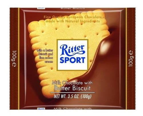 Tableta Chocolate Con Galleta Ritter Sport