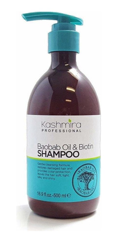 Champú Kashmira Baobab Oil & Biotin  Fórmula De Limpie.
