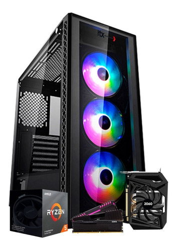 Pc Gamer Ryzen 5 3600 Asus B450m Rtx 2060 8gb Ssd 512gb
