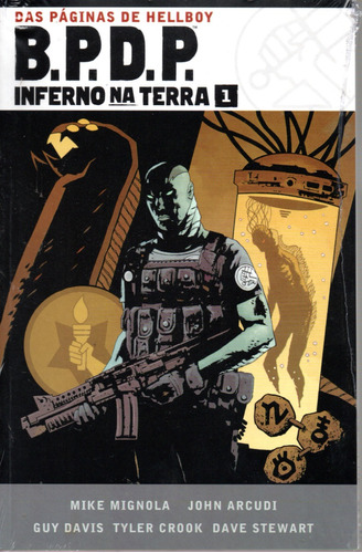 B.p.d.p Inferno Na Terra N° 01 - 452 Páginas Em Português - Editora Mythos - Formato 17 X 26 - Capa Mole - 2023 - Bonellihq 1 Cx192 F23