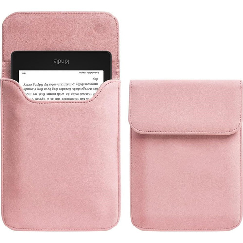 01 Funda Tipo Estuche Para Amazon Kindle Paperwhite 11va Gen Color Rosa