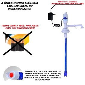 Bomba Para Galão De Água Mineral Liga Na Tomada De Energia !