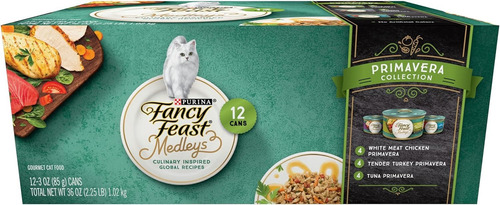 Fancy Feast Medleys Primavera 2 Pack De 12 Latas 3 Oz C/u