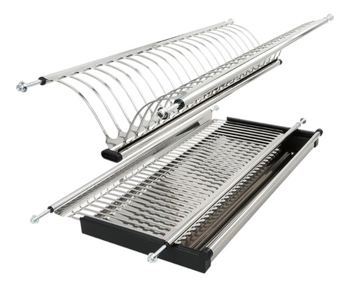 Seca Platos Para Mueble De 90cm De Acero Inoxidable