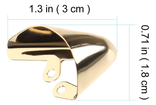 Protectores De Puntera Metálicos For Zapatos, 6 Unidades