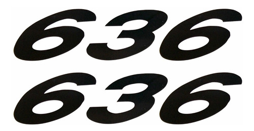 Adesivos Emblema Lateral 636 Preto Compatível Kawasaki 636a1