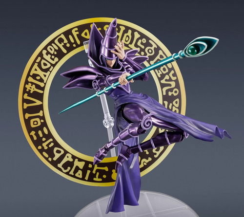 Action Figure S.h. Monsterarts Dark Magician Mago Negro