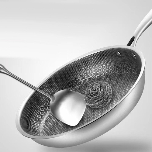 Panela Wok Antiaderente Para Cozinhar Em 28cm