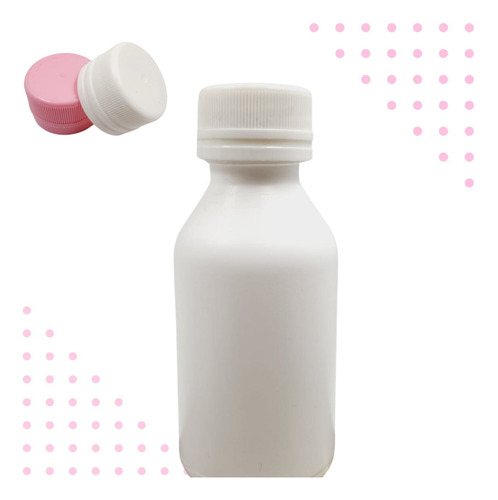 Botella Envase Plastico Blanco Tapa 100ml X 20unidades Lfme