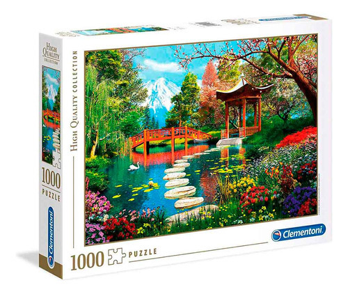 Puzzle Clementoni 1000 Piezas Jardin Fuji High Quality Ub