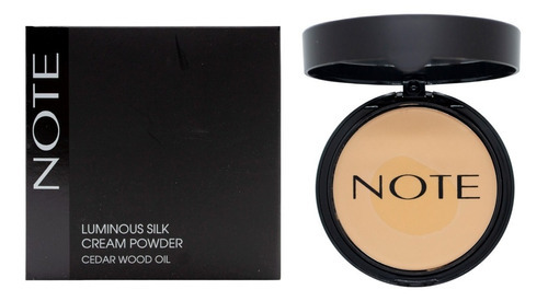 Note Luminous Silk Cream Polvo Vegano Maquillaje Rostro 10gr Color 02 Natural Beige