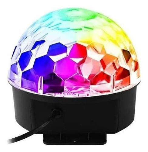 Globo Bola Maluca Led Magic Cristal Rgb Bluetooth Pen Drive