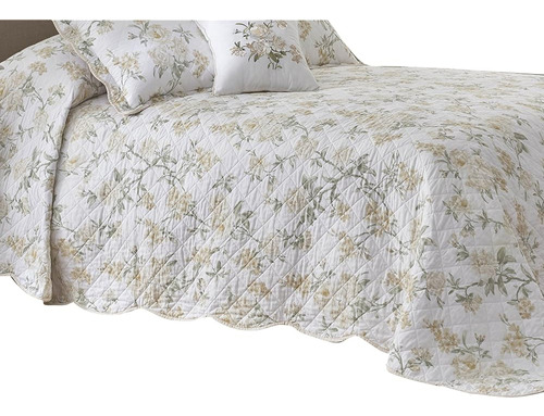 Nostalgia Home Juliette Yellow Floral King Bedcollection