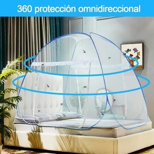 . Mosquitero Plegable P/cama 1.8x2x1.5m, No Necesita