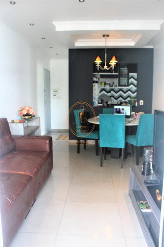 Apartamento Com 3 Dormitório(s) Localizado(a) No Bairro Areia Branca Em Santos / Santos - 6884