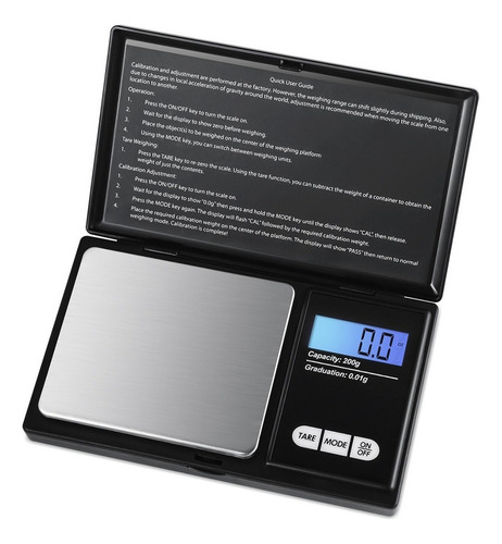 Escala De Precisión 0,01 G, 200 G/0,01 G, Báscula De Bolsill