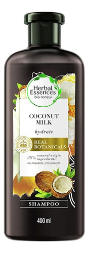 Shampoo Herbal Essences Biorenew Leche De Coco De 400ml