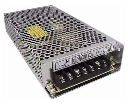 Fonte 24vdc 5a Chaveada Estabilizada Bivolt Para Câmera Cftv