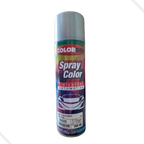 Tinta Spray Automotiva Colorgin Aluminio Para Rodas - 300ml