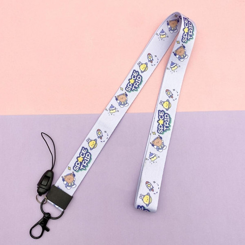 10 Lanyard Cinta Porta Credencial Celular Texturado 2x47cm