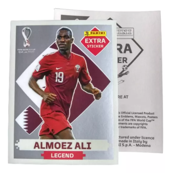 Extra Sticker Plata Almoez Ali World Cup Qatar 2022 Panini