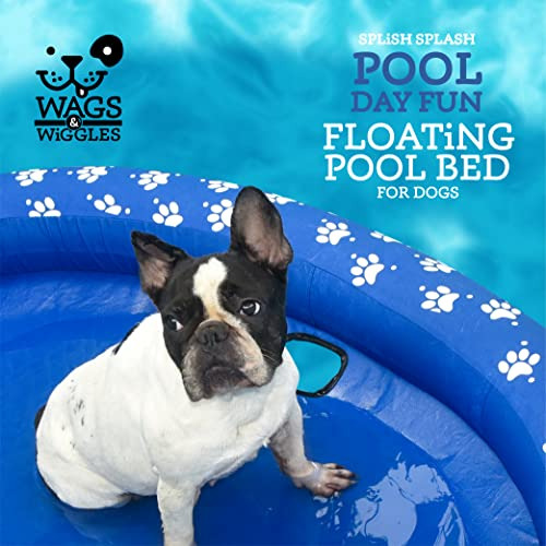 Cama Flotante Redonda Para Perros En Piscina O Lago