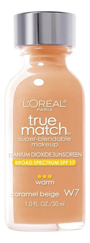 Fundação L'Oréal Paris True Match bege caramelo