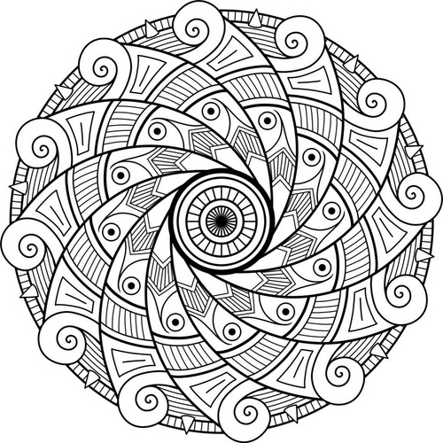Pdf Imprimible Para Colorear: 100 Mandalas Maravilla