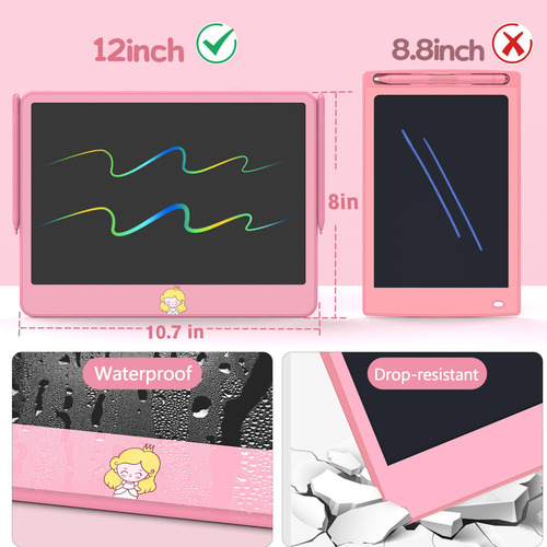 Tableta Lcd De Escritura Para Niños De 12 Pulgadas