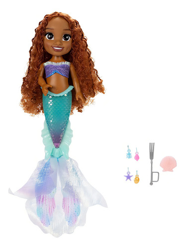 La Sirenita Muñeca Feature Large Doll. Ariel Bajo El Mar